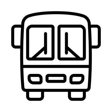 Havaalanı Servis Servis simgesi. düz vektör illüstrasyonu