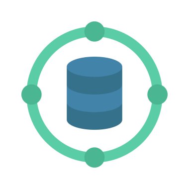 Veri Döngüsü simgesi, vektör illüstrasyonu  