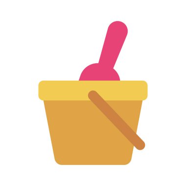 Kova ve Maça ağ ikonu vektör illüstrasyonu