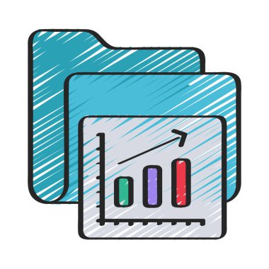 veri dizini simgesi, Vektör İllüstrasyonu 