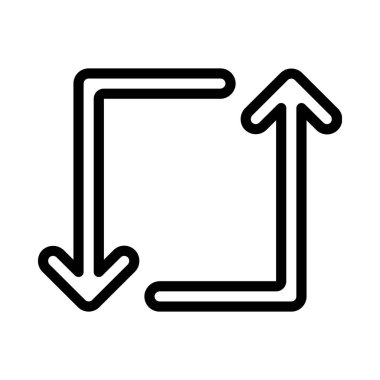 Kare Oklar web simgesi vektör illüstrasyonu