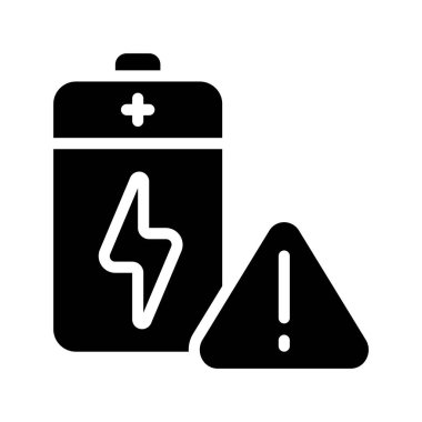 Pil Hatası Web simgesi vektör çizimi