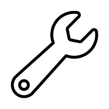 Anahtar araç simgesi, düz biçim