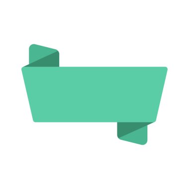 Sharp Ribbon web simgesi vektör çizimi