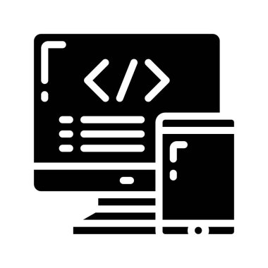 Mobil Aygıt Ağı Program vektör çizimi