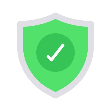 Kalkan basit kutsal kişilerin resmi, vektör çizim