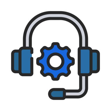 Süreç Desteği Web simgesi vektör çizimi