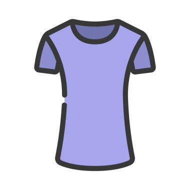 Tişört web simgesi, vektör illüstrasyonu         