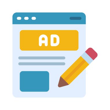 Blog Ağ simgesi vektör illüstrasyonu