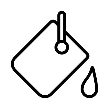 Boya Kovası Web simgesi vektör çizimi