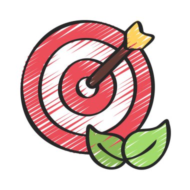 Sürdürülebilir Hedefler web simgesi vektör çizimi