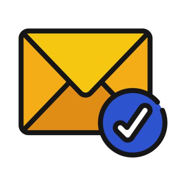 Kapatılan E- posta Simgesi, Vektör İllüstrasyonu