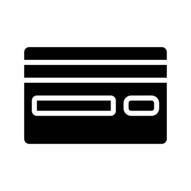 Kredi kartı web simgesi vektör illüstrasyonu