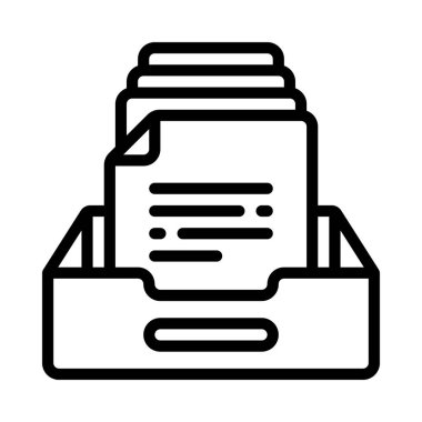 Gelen web simgesi vektör illüstrasyonu