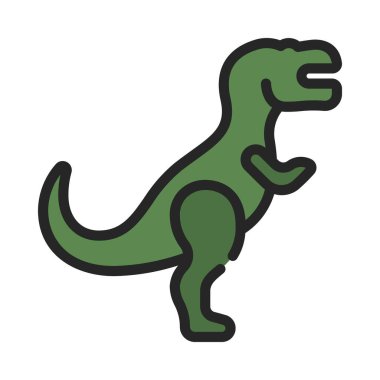  T Rex web simgesi vektör illüstrasyonu