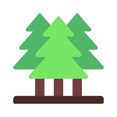 Orman simgesi ana hat biçiminde