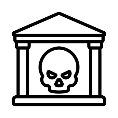 Bank Hacker simgesi, vektör illüstrasyonu 