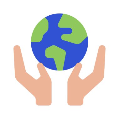 Gezegen web simgesi vektör illüstrasyonu