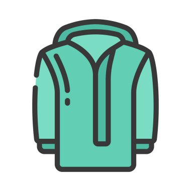 Coat  web icon vector illustration