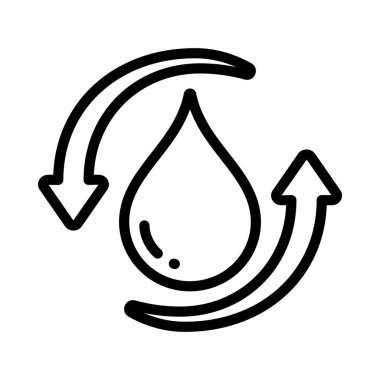 Su Ağı ikonu vektör illüstrasyonunu temizle