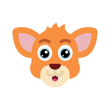 Doe Web simgesi vektör illüstrasyonu