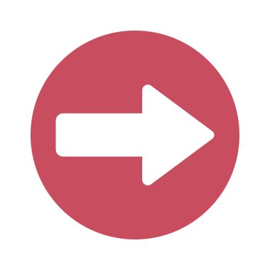 ok sağ simge vektör illüstrasyonu