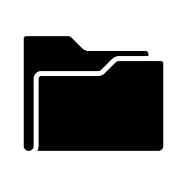 bilgisayar klasör simgesini, vektör çizim 