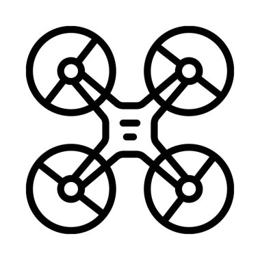 Drone web simge vektör çizim
