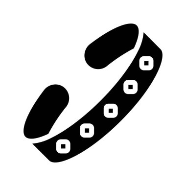 Bileklik Ağ simgesi vektör illüstrasyonu