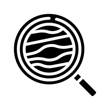 Gezegen web simgesi vektör illüstrasyonu