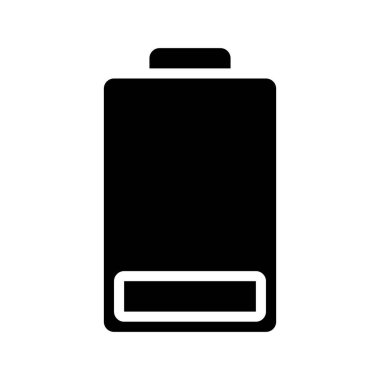 Düşük Batarya Ağ ikonu vektör çizimi