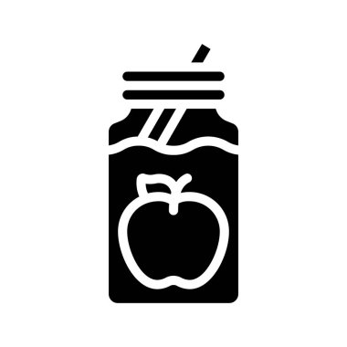 cam kavanozda taze meyve suyu 