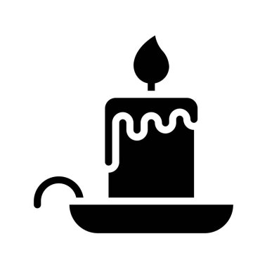 Mum Yakma ikonu. Basit resimleme