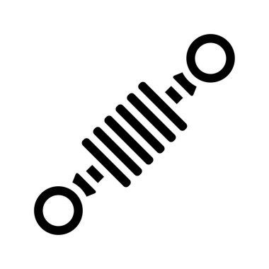 Süspansiyon web simgesi vektör çizimi