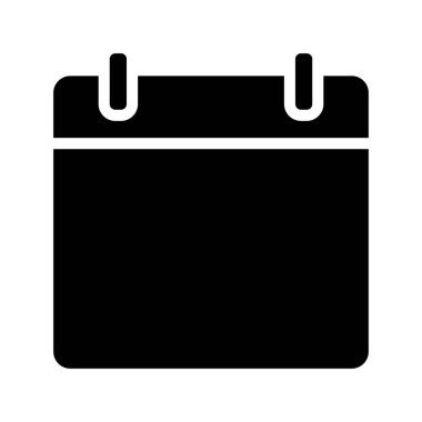 Takvim vektör simgesi, illüstrasyon  