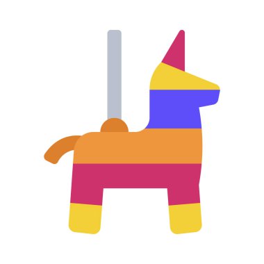 Pinyata Simgesi Basit Vektör İllüstrasyonu 