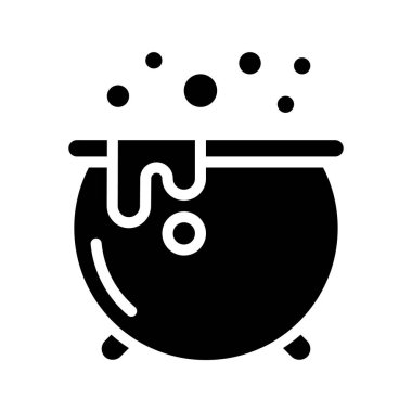 Kazan web simgesi vektör illüstrasyonu