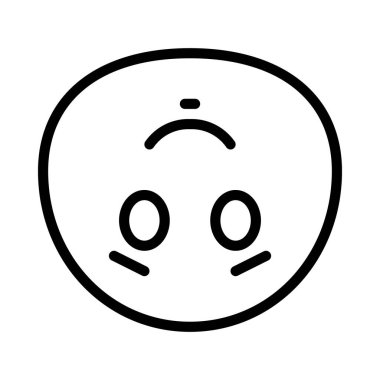 Simge vektör çizim tasarım gülümse