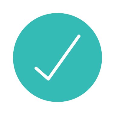 işaret simgesini işaretle, vektör illüstrasyonu