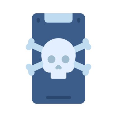 Mobil Hack simgesi, vektör illüstrasyonu basit tasarım