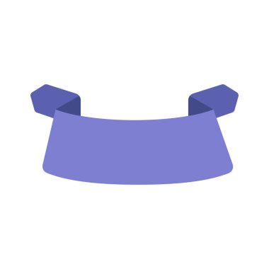Sharp Ribbon web simgesi vektör çizimi