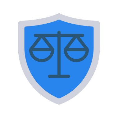 Veri Koruma Yasaları simgesi, vektör illüstrasyonu  