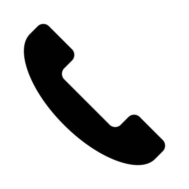 telefon çağrısı web simgesi vektör illüstrasyonu