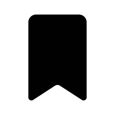 Beyaz arkaplanda ok Banner simgesinin vektör illüstrasyonu 