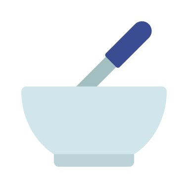 Bowl web simgesi vektör illüstrasyonunun karıştırılması