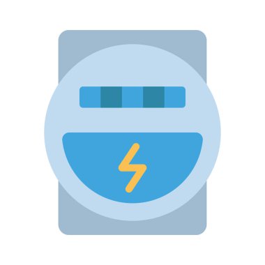 Power Meter simge vektör çizimi