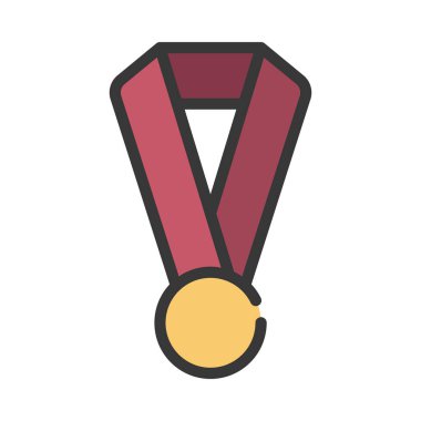 ödül madalya vektör ikonu tasarımı