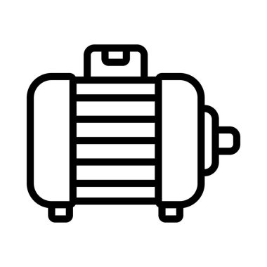 Enerji Üretici Web simgesi vektör illüstrasyonu