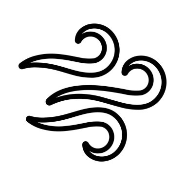 Rüzgar Üfleyen Web simgesi vektör illüstrasyonuName