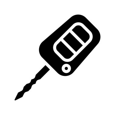 Otomobil Anahtarı ikon vektör çizimi